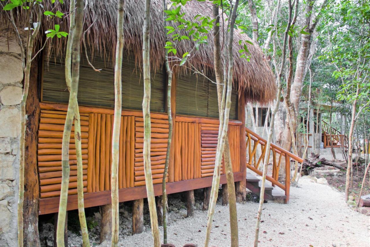 Aldea Maya-Ha Cabanas Con Cenotes بويرتو موريلوس المظهر الخارجي الصورة