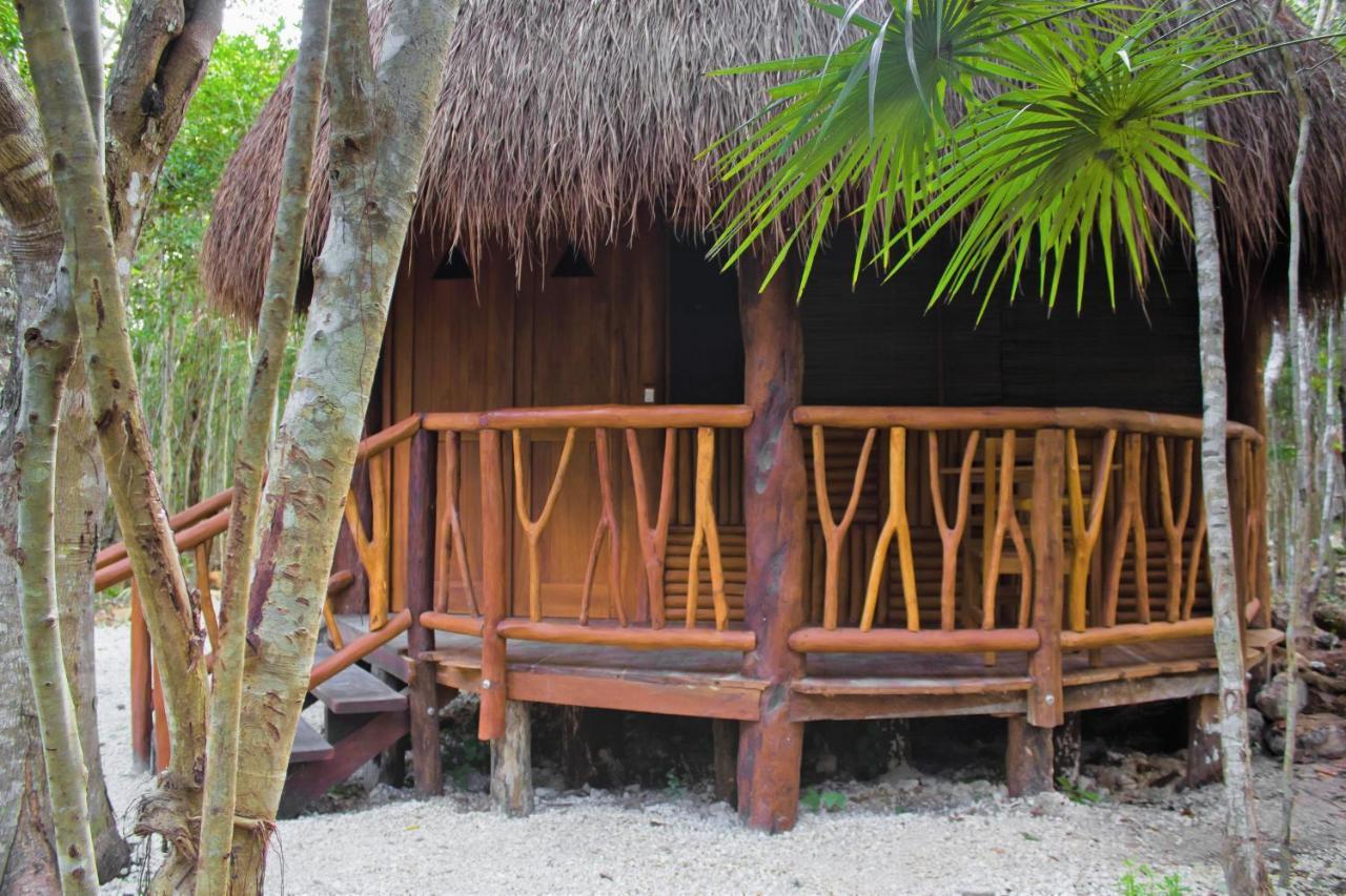 Aldea Maya-Ha Cabanas Con Cenotes بويرتو موريلوس المظهر الخارجي الصورة